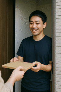 オンライン診療で処方薬を受け取り